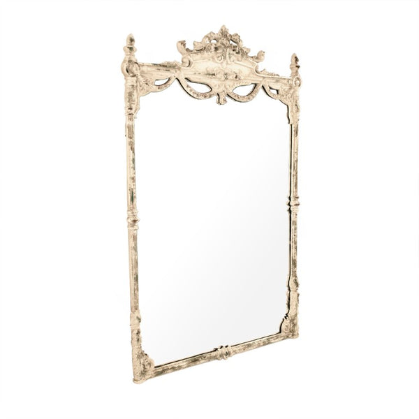 Zentique Rowena Mirror — Slim 27x42.5" Iron-Accented Wall Mirror, Lightweight MDF Frame, Sleek Entryway Focal Point EAT132754
