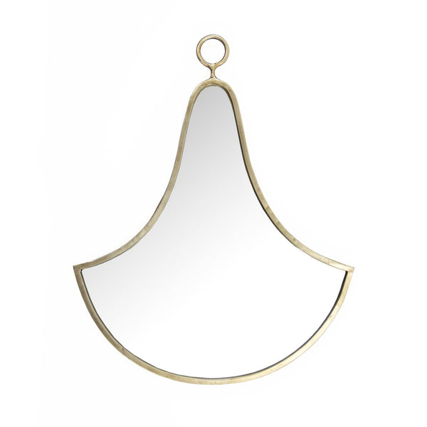 Clochette Mirror Distressed Silver EAT132773 Zentique