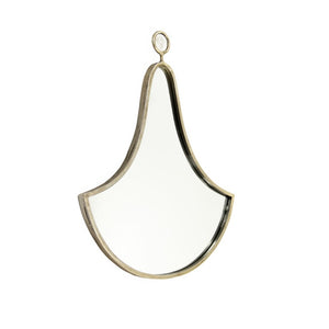 Zentique Clochette Vintage Iron Mirror 19x24in — Antique Distressed Frame, Ready-to-Hang Accent for Entryways EAT132773