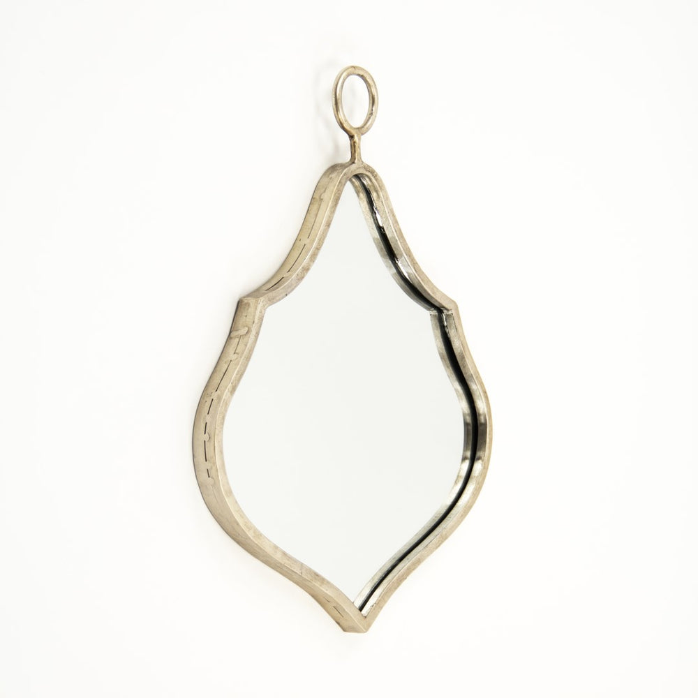 Abeille Mirror Distressed Silver EAT132777 Zentique