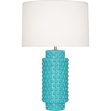 Robert Abbey Egg Blue Dolly Table Lamp Egg Blue Glazed Textured Ceramic Fondine Fabric Shade