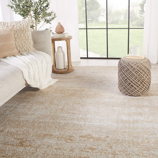 Jaipur Living Vibe by Jaipur Living Evanthe Vintage Abstract Viscose Area Rug for Rooms 5'3"X7'6" RUG148916