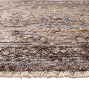 Jaipur Living En Blanc Venn Ebc05 Powerloomed Machinemade 55% Viscose 45% Polyester Traditional Medallion Indoor Rug Gray, Gold 55% Viscose 45% Polyester Rug151500