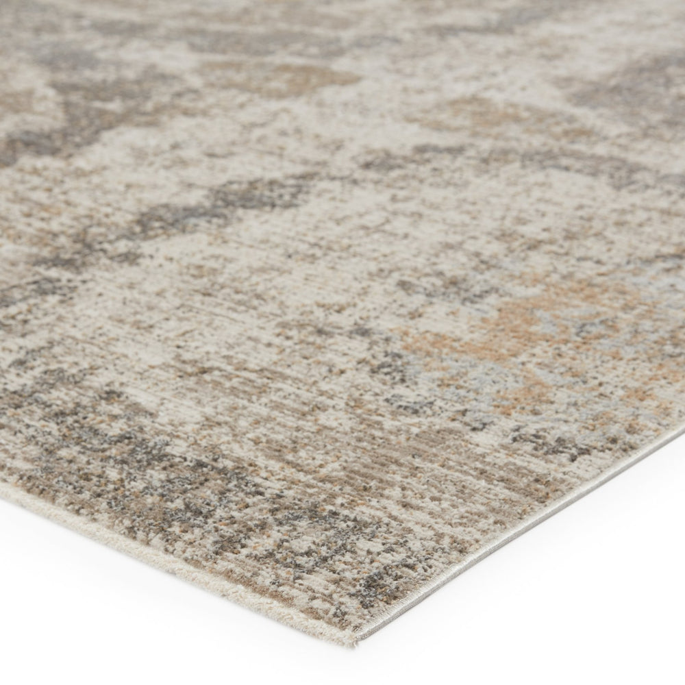 Jaipur Living En Blanc Airi Ebc06 Powerloomed Machinemade 80% Polyester 20% Viscose Contemporary Abstract Indoor Rug Gray, Taupe 80% Polyester 20% Viscose Rug148930
