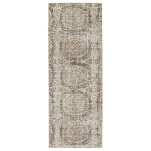 Jaipur Living En Blanc Airi Ebc06 Powerloomed Machinemade 80% Polyester 20% Viscose Contemporary Abstract Indoor Rug Gray, Taupe 80% Polyester 20% Viscose Rug148930