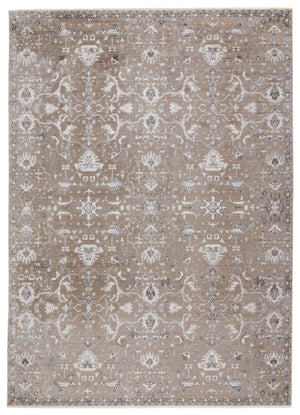 Jaipur Living Vibe by Jaipur Living Fionn Vintage Brocade Polyester Viscose Neutral Area Rug 8'10"X12'7" RUG148911