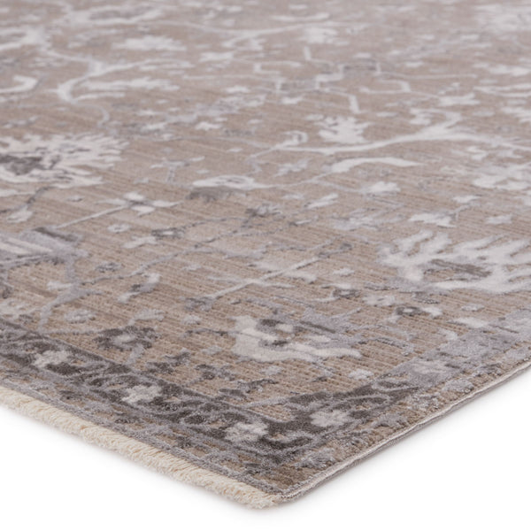 Jaipur Living Vibe by Jaipur Living Fionn Vintage Brocade Polyester Viscose Neutral Area Rug 8'10"X12'7" RUG148911