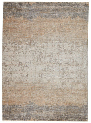 Jaipur Living En Blanc Akari Ebc08 Powerloomed Machinemade 50% Polyester 50% Viscose Contemporary Abstract Indoor Rug Gray, Tan 50% Polyester 50% Viscose Rug148906