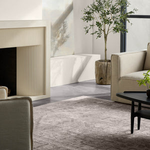 Jaipur Living En Blanc Venn Ebc11 Powerloomed Machinemade 60% Polyester 40% Viscose Traditional Medallion Indoor Rug Taupe, Gray 60% Polyester 40% Viscose Rug154918