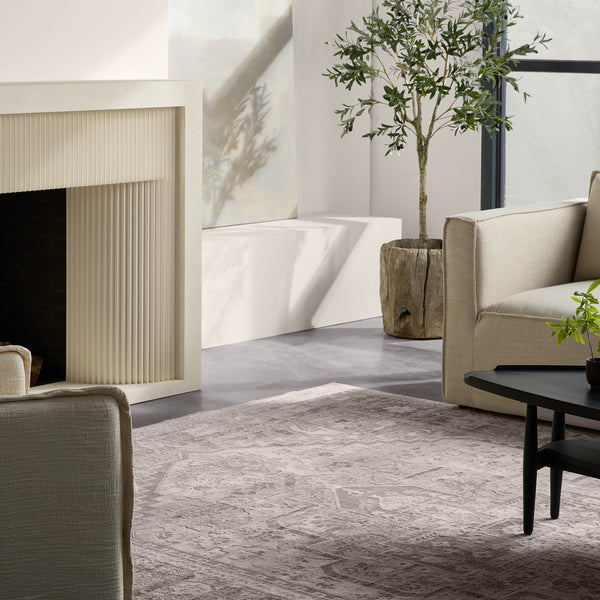 Jaipur Living En Blanc Venn Ebc11 Powerloomed Machinemade 60% Polyester 40% Viscose Traditional Medallion Indoor Rug Taupe, Gray 60% Polyester 40% Viscose Rug154918