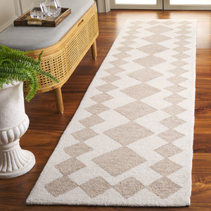 Safavieh Ebony Hand-tufted Area Rug - Elegant Modern Design In Soft Wool & Jute For Stylish Home Decor Beige ,Ivory 60% Wool,15% Jute,15% Polyester,10% Cotton Ebn137b-6