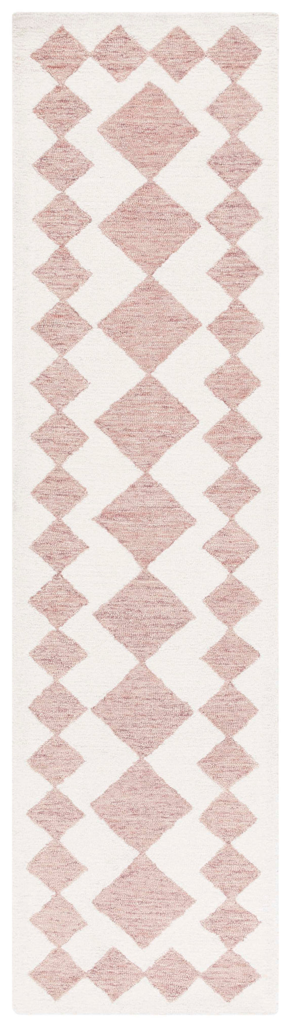 Safavieh Ebony Hand-tufted Area Rug - Elegant Modern Design In Soft Wool & Jute For Stylish Home Decor Pink ,Ivory 60% Wool,15% Jute,15% Polyester,10% Cotton Ebn137p-4