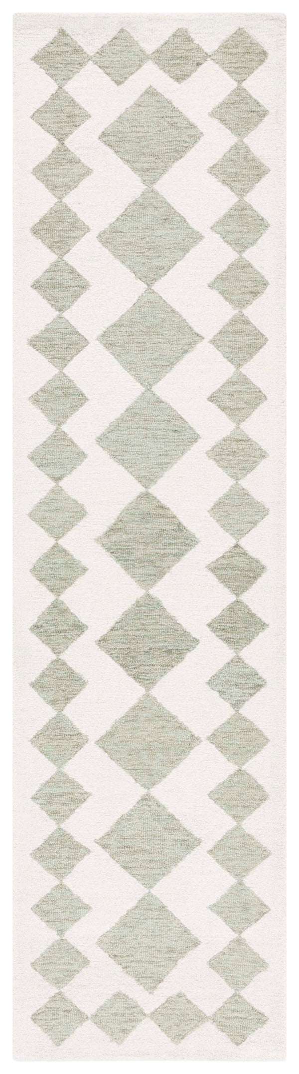 Safavieh Ebony Hand-tufted Area Rug - Elegant Modern Design In Soft Wool & Jute For Stylish Home Decor Green ,Ivory 60% Wool,15% Jute,15% Polyester,10% Cotton Ebn137y-6r