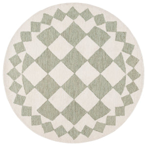 Safavieh Ebony Hand-tufted Area Rug - Elegant Modern Design In Soft Wool & Jute For Stylish Home Decor Green ,Ivory 60% Wool,15% Jute,15% Polyester,10% Cotton Ebn137y-6r