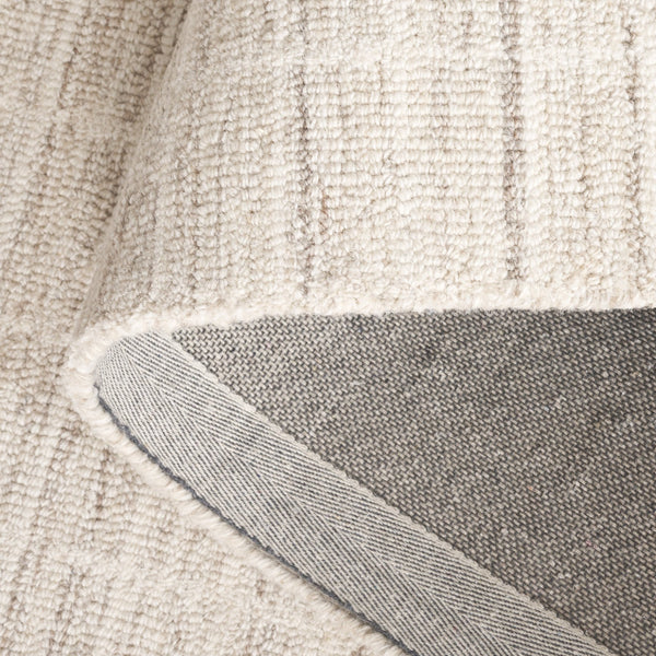 Safavieh Ebony Hand-Tufted Ivory Beige Wool Rug 9X12 — Low-Profile 85% Wool 15% Cotton Timeless Texture 11'-0" x 15'-0" EBN139A-1115