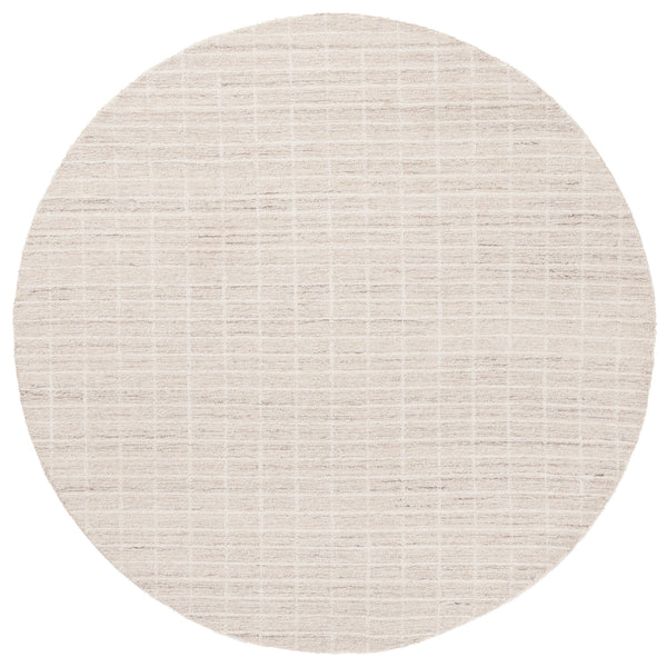 Safavieh Ebony Hand-Tufted Ivory Beige Wool Rug 9X12 — Low-Profile 85% Wool 15% Cotton Timeless Texture 11'-0" x 15'-0" EBN139A-1115