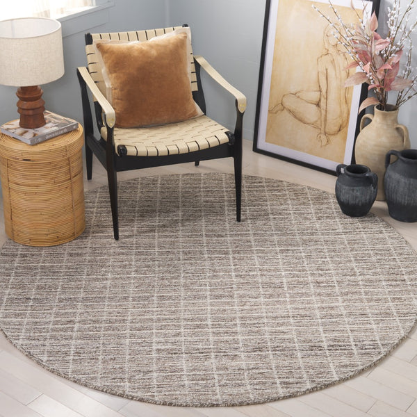 Safavieh Ebony 139f Natural Grey Natural ,Grey 85% Wool,15% Cotton Ebn139f-6