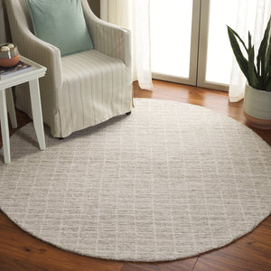 Safavieh Ebony Luxurious Modern Elegance Runner Rug In Soft Ivory And Beige For Timeless Home Décor Sage ,Ivory 85% Wool,15% Cotton Ebn139w-6sq