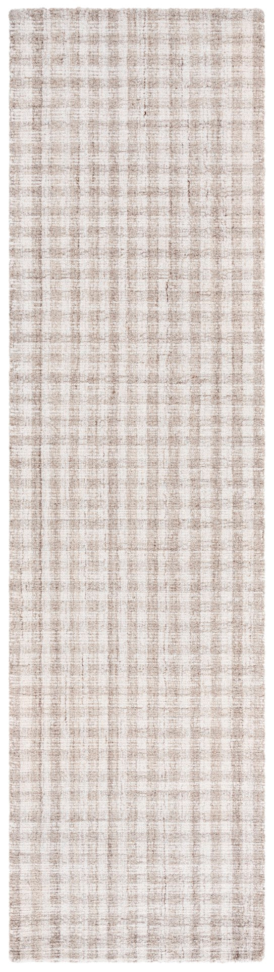 Safavieh Ebony Elegant Hand-tufted Wool And Cotton Area Rug With Modern Grid Design For Stylish Interiors Beige ,Ivory 85% Wool,15% Cotton Ebn140b-3