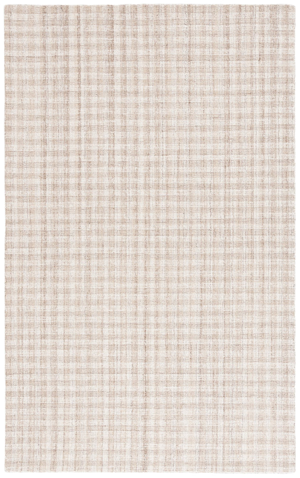 Safavieh Ebony Handcrafted Modern Rug - Plush Wool Blend, Elegant Minimalist Design For Contemporary Spaces Beige ,Ivory 85% Wool,15% Cotton Ebn140b-6r