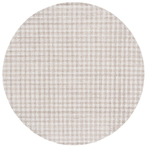 Safavieh Ebony Elegant Hand-tufted Wool And Cotton Area Rug With Modern Grid Design For Stylish Interiors Beige ,Ivory 85% Wool,15% Cotton Ebn140b-3