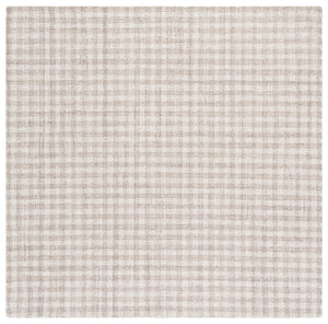 Safavieh Ebony Handcrafted Modern Rug - Plush Wool Blend, Elegant Minimalist Design For Contemporary Spaces Beige ,Ivory 85% Wool,15% Cotton Ebn140b-6r