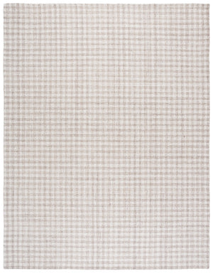 Safavieh Ebony Elegant Hand-tufted Wool And Cotton Area Rug With Modern Grid Design For Stylish Interiors Beige ,Ivory 85% Wool,15% Cotton Ebn140b-3