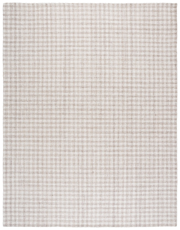 Safavieh Ebony Elegant Hand-tufted Wool And Cotton Area Rug With Modern Grid Design For Stylish Interiors Beige ,Ivory 85% Wool,15% Cotton Ebn140b-3