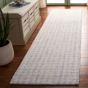 Safavieh Ebony Elegant Hand-tufted Wool And Cotton Area Rug With Modern Grid Design For Stylish Interiors Light Grey ,Ivory 85% Wool,15% Cotton Ebn140f-4