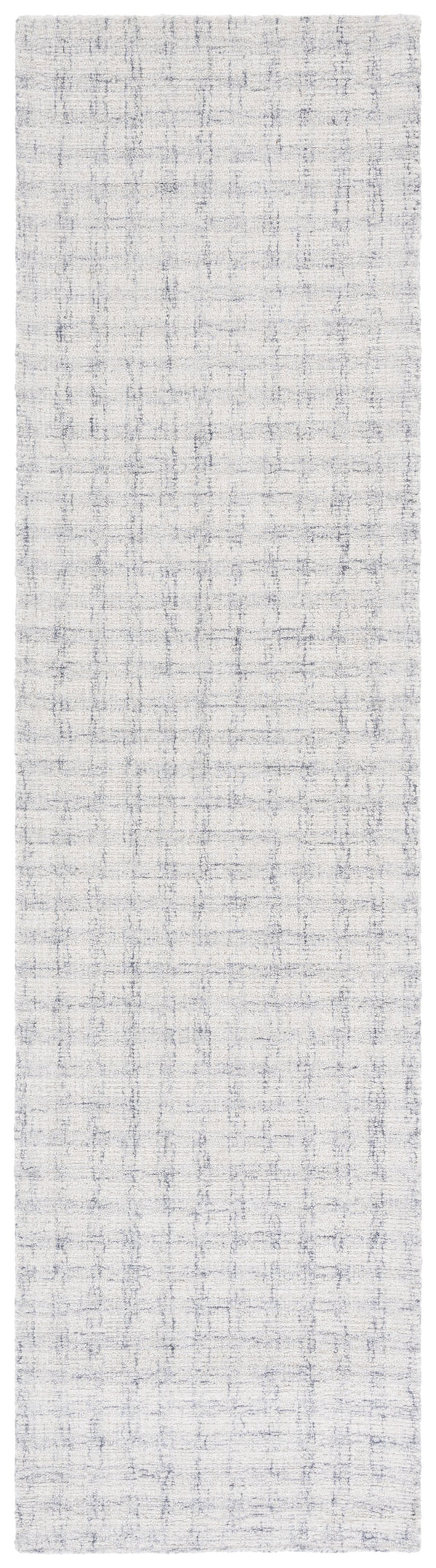 Safavieh Ebony Handcrafted Modern Rug - Plush Wool Blend, Elegant Minimalist Design For Contemporary Spaces Light Grey ,Ivory 85% Wool,15% Cotton Ebn140f-8