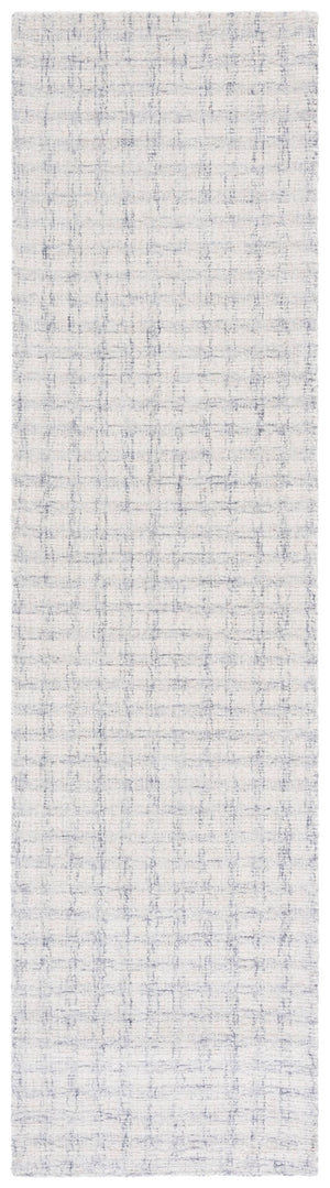 Safavieh Ebony Elegant Hand-tufted Wool And Cotton Area Rug With Modern Grid Design For Stylish Interiors Light Grey ,Ivory 85% Wool,15% Cotton Ebn140f-4