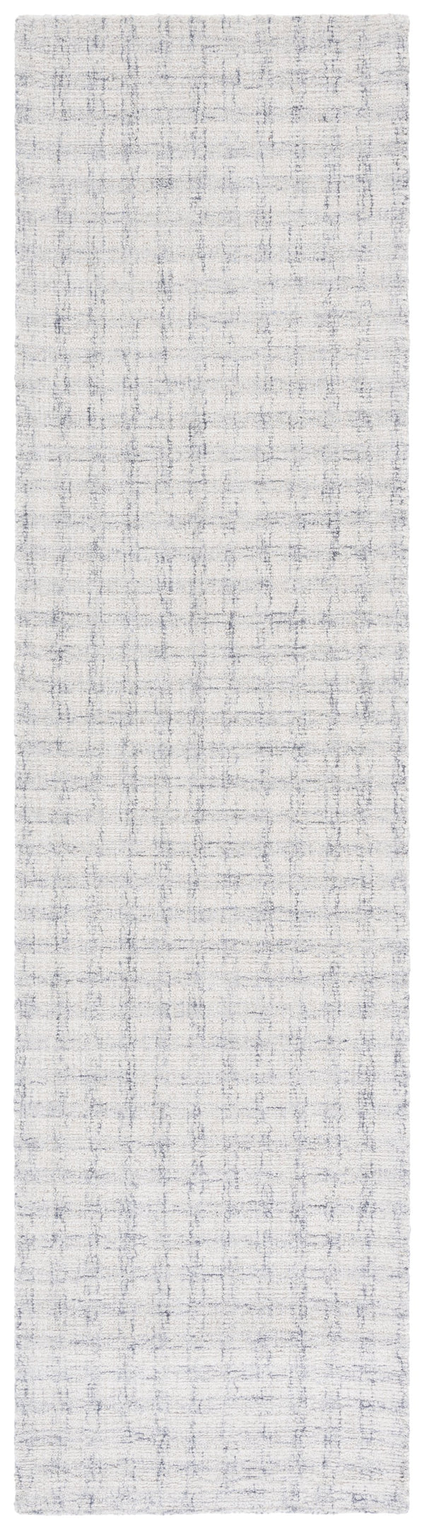 Safavieh Ebony Hand‑Tufted 9X12 Wool‑Cotton Area Rug In Light Grey Ivory — Low‑Pile Modern Minimalist Elegance 2'-3" x 11'-0" EBN140F-211
