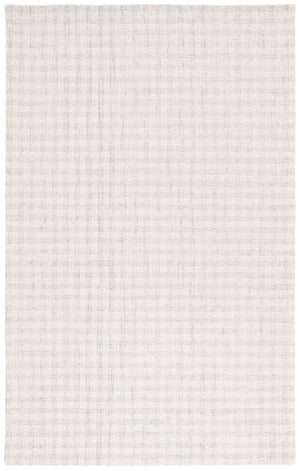 Safavieh Ebony Hand‑Tufted Wool‑Cotton Rug 9X12 Light Grey Ivory — Low Profile, Modern Minimalist Elegance 11'-0" x 15'-0" EBN140F-1115