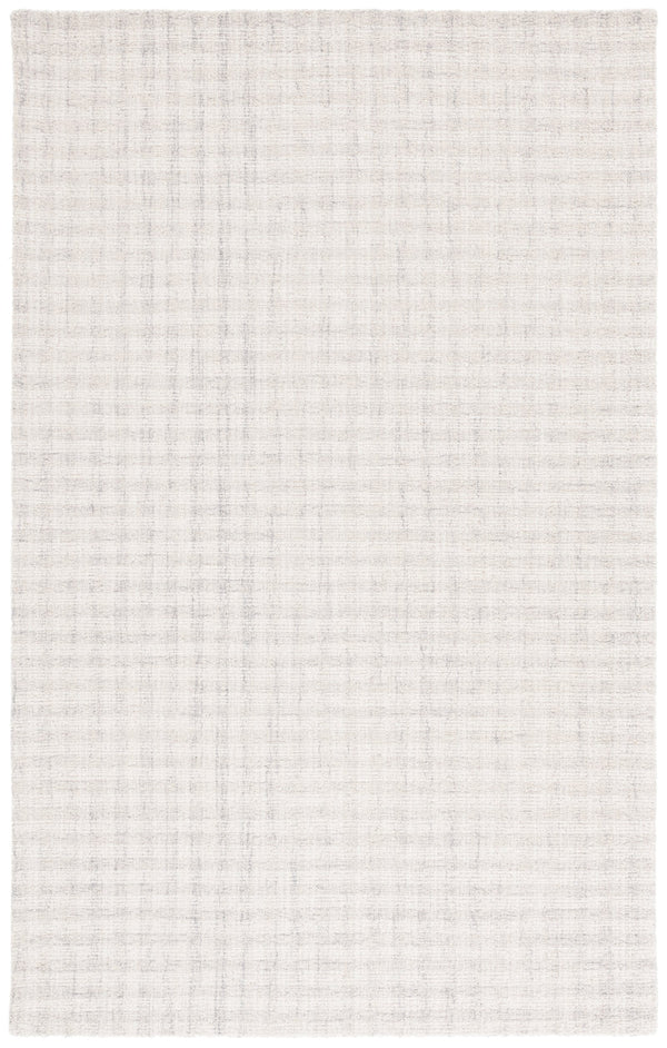 Safavieh Ebony Hand‑Tufted Wool‑Cotton Rug 9X12 Light Grey Ivory — Low Profile, Modern Minimalist Elegance 11'-0" x 15'-0" EBN140F-1115