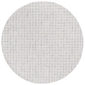 Safavieh Ebony Elegant Hand-tufted Wool And Cotton Area Rug With Modern Grid Design For Stylish Interiors Light Grey ,Ivory 85% Wool,15% Cotton Ebn140f-4