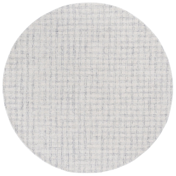 Safavieh Ebony Hand‑Tufted Wool‑Cotton Rug 9X12 Light Grey Ivory — Low Profile, Modern Minimalist Elegance 11'-0" x 15'-0" EBN140F-1115