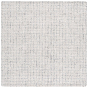 Safavieh Ebony Handcrafted Modern Rug - Plush Wool Blend, Elegant Minimalist Design For Contemporary Spaces Light Grey ,Ivory 85% Wool,15% Cotton Ebn140f-8