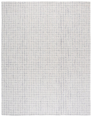 Safavieh Ebony Hand‑Tufted Wool‑Cotton Rug 9X12 Light Grey Ivory — Low Profile, Modern Minimalist Elegance 11'-0" x 15'-0" EBN140F-1115