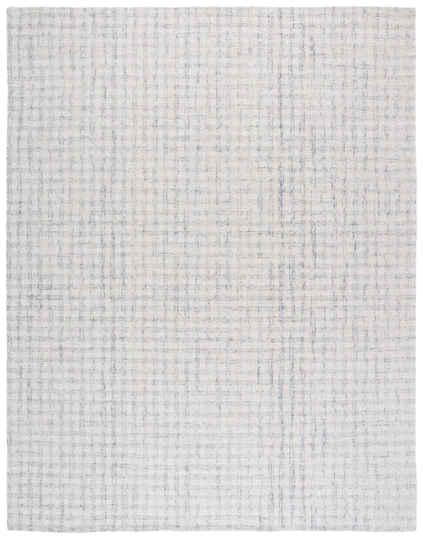 Safavieh Ebony Elegant Hand-tufted Wool And Cotton Area Rug With Modern Grid Design For Stylish Interiors Light Grey ,Ivory 85% Wool,15% Cotton Ebn140f-4