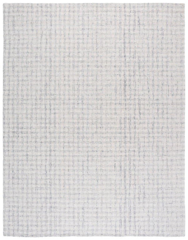 Safavieh Ebony Hand‑Tufted 9X12 Wool‑Cotton Area Rug In Light Grey Ivory — Low‑Pile Modern Minimalist Elegance 2'-3" x 11'-0" EBN140F-211