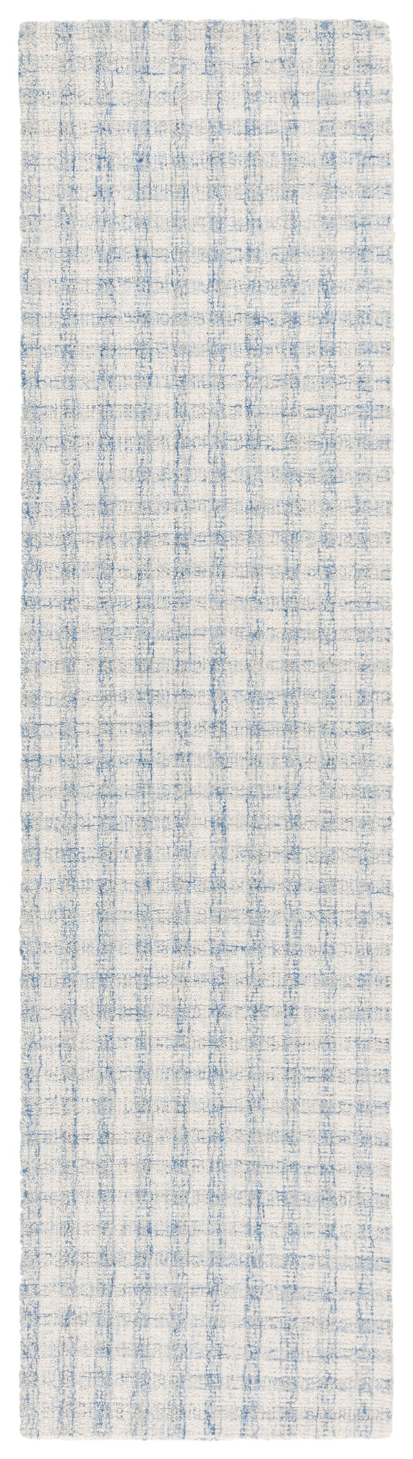 Safavieh Ebony Hand-Tufted 9X12 Blue Ivory Area Rug — Wool-Cotton Low Pile, Durable, Modern Elegance 3'-0" x 3'-0" EBN140M-3SQ