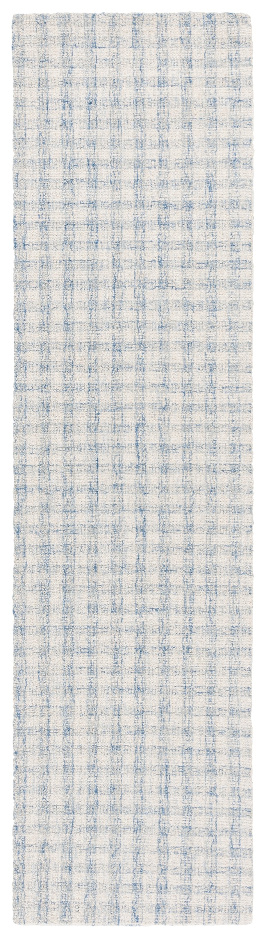 Safavieh Ebony Hand-Tufted Wool-Cotton Area Rug 9X12 In Blue And Ivory — Low-Pile, Durable Elegance 11'-0" x 15'-0" EBN140M-1115