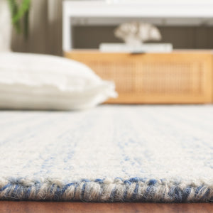Safavieh Ebony 140m Blue Ivory Blue ,Ivory 85% Wool,15% Cotton Ebn140m-5