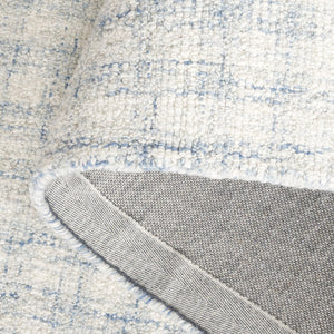 Safavieh Ebony Hand-Tufted Wool-Cotton Area Rug 9X12 In Blue And Ivory — Low Pile, Durable, Elegant 2'-3" x 13'-0" EBN140M-213
