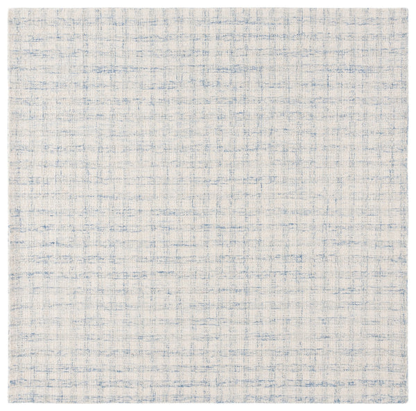 Safavieh Ebony Hand-Tufted Wool-Cotton Area Rug 9X12 In Blue And Ivory — Low-Pile, Durable Elegance 11'-0" x 15'-0" EBN140M-1115