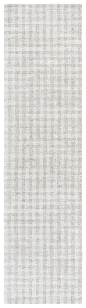 Safavieh Ebony Handcrafted Modern Rug - Plush Wool Blend, Elegant Minimalist Design For Contemporary Spaces Sage ,Ivory 85% Wool,15% Cotton Ebn140w-6r