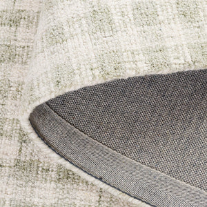 Safavieh Ebony Elegant Hand-tufted Wool And Cotton Area Rug With Modern Grid Design For Stylish Interiors Sage ,Ivory 85% Wool,15% Cotton Ebn140w-3