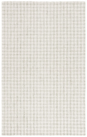 Safavieh Ebony Elegant Hand-tufted Wool And Cotton Area Rug With Modern Grid Design For Stylish Interiors Sage ,Ivory 85% Wool,15% Cotton Ebn140w-3