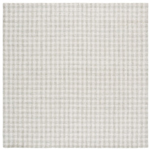 Safavieh Ebony Elegant Hand-tufted Wool And Cotton Area Rug With Modern Grid Design For Stylish Interiors Sage ,Ivory 85% Wool,15% Cotton Ebn140w-3