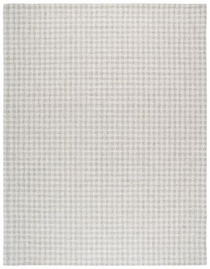 Safavieh Ebony Elegant Hand-tufted Wool And Cotton Area Rug With Modern Grid Design For Stylish Interiors Sage ,Ivory 85% Wool,15% Cotton Ebn140w-3